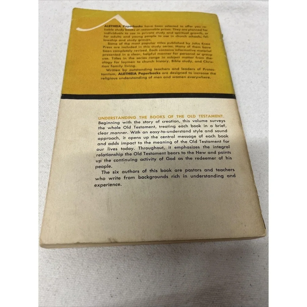 Vtg Book Understanding The Books Of The Old Testament Patrick H. Carmichael 1961